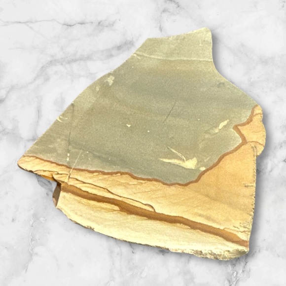 Cripple creek Oregon unpolished picture jasper slab raw edge 3.5 inch - Picture 2 of 6